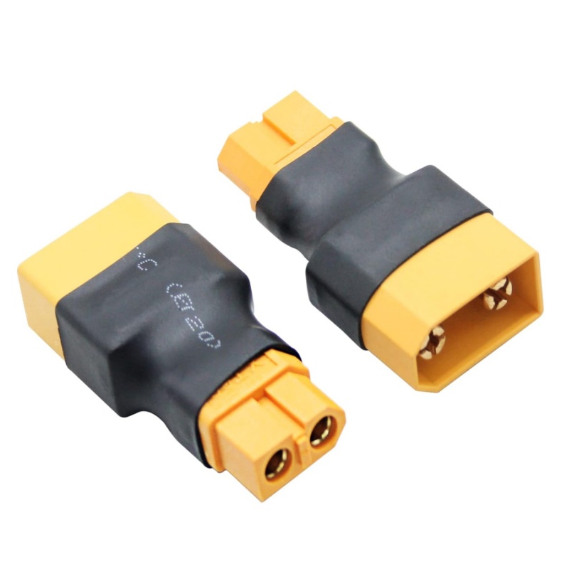 Drone Battery Adapter - 2 ชิ้น/ชุด อะแดปเตอร์แปลงปลั๊ก XT90 ตัวผู้-ตัวเมีย เป็น
