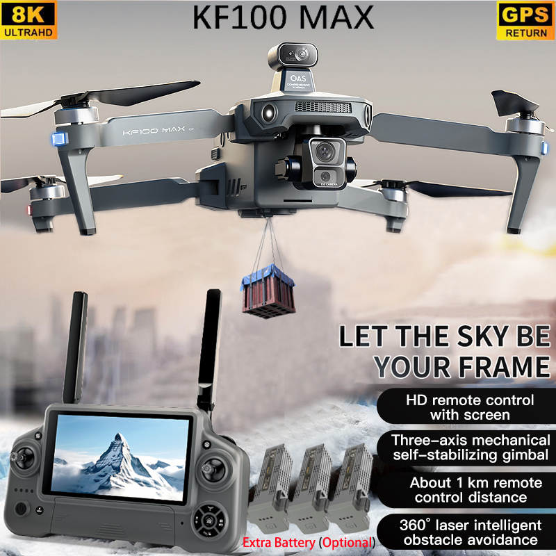 Jjrc Drone X12 - KF100 MAX GPS Drone 4K กล้อง