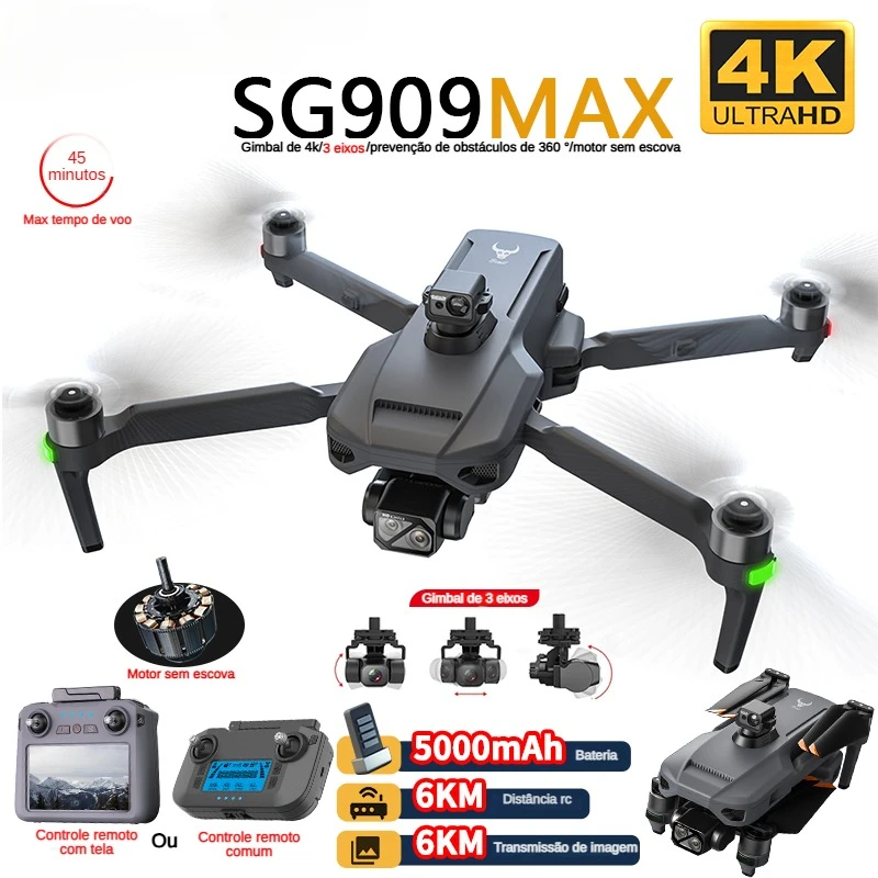 Drone Controller Screen - ZLL SG909 SG909MAX Professional Drone 4Kกล้อง
