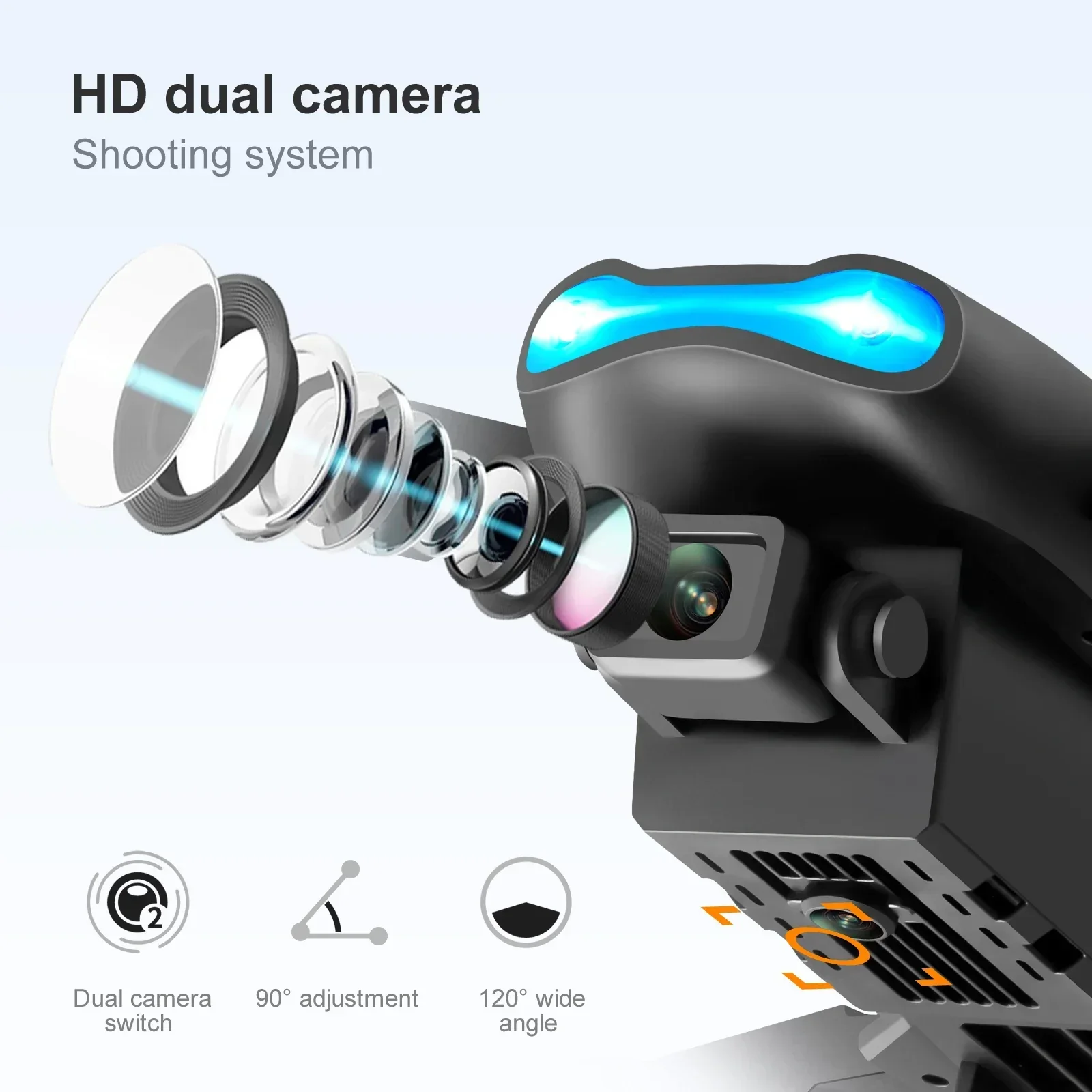 โดรนรุ่นใหม่ E99 Pro HD 4K กล้ - Drone Controller Screen บทวิจารณ์และราคา